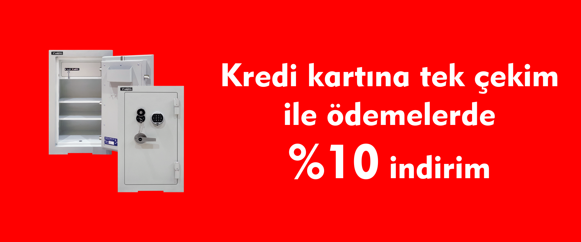 Kıratlı Çelik Kasa – Tek Çekim Ödemeye %5 İndirim Fırsatı